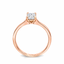 Emerald Cut 0.84ct Diamond Solitaire Engagement Ring