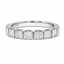 Princess Cut 1.00ct Diamond 9 Stone Eternity Ring