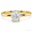 Oval Cut 1.00ct Diamond Solitaire Engagement Ring