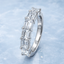 Emerald Cut 1.94ct Diamond 6 Stone Eternity Ring