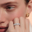 Radiant Cut 2.05ct Lab Diamond 11 Stone Eternity Ring