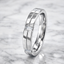 Baguette Cut Diamond Invisible Set Wedding Band 0.36cts