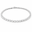 18ct White Gold Round Brilliant Cut 0.90ct Diamond Bracelet