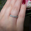 Round Brilliant Cut 0.50ct Diamond 7 Stone Eternity Ring