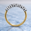 Round Brilliant Cut 1.18ct Diamond 6 Stone Half Hoop Eternity Ring