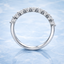 Round Brilliant Cut 0.56ct Diamond 9 Stone Eternity Ring