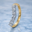 Round Brilliant Cut 0.56ct Diamond Wishbone 7 Stone Eternity Ring