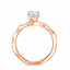 Round Brilliant Cut 0.70ct Diamond Engagement Ring with Diamond Shoulders