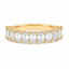 Emerald Cut 2.20ct Lab Diamond 11 Stone Eternity Ring