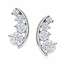 Round Brilliant Cut Diamond Fancy Stud Earrings