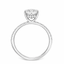 Lab Grown Radiant Cut 2.60ct Diamond Engagement Ring with Diamond Shoulders & Hidden Halo