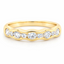 Round Brilliant Cut 0.82ct Diamond Channel Set 9 Stone Eternity Ring