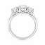 Round Brilliant Cut 0.70ct Diamond Trilogy Engagement Ring
