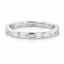 Baguette Cut 0.60ct Diamond Channel Set Full Hoop Wedding Band