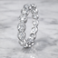 Oval Cut 2.37ct Diamond Full Hoop Eternity Ring