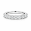 Round Brilliant Cut 0.69ct Diamond 9 Stone Eternity Ring