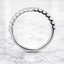 Round Brilliant Cut 0.52ct Diamond Claw Set Wedding Band
