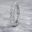 Princess Cut 3.30ct Diamond Full Hoop Eternity Ring