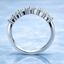 Round Brilliant Cut 1.05ct Diamond 7 Stone Wishbone Eternity Ring