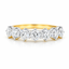 Round Brilliant Cut 1.64ct Diamond 7 Stone Half Hoop Eternity Ring