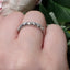 Round Brilliant Cut 0.51ct Diamond 7 Stone Eternity Ring