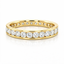 Round Brilliant Cut 1.60ct Diamond Channel Set Full Hoop Eternity Ring