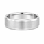 Traditional Court Wedding Band with Matt Centre & Bright Cut Edges