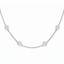 Round Brilliant Cut Diamond By The Yard Necklace