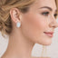 Oval Cut Diamond Halo Earrings