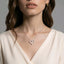 Round Brilliant Cut Diamond Heart Pendant