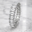 Emerald Cut 6.00ct Diamond Full Hoop Eternity Ring