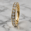 Round Brilliant Cut 1.30ct Diamond Grain Set Full Hoop Eternity Ring