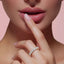 Round Brilliant Cut 1.18ct Diamond 6 Stone Half Hoop Eternity Ring