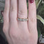 Princess Cut 1.25ct Diamond Channel Set 8 Stone Eternity Ring