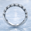 Princess Cut 1.00ct Diamond 9 Stone Eternity Ring