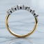 Round Brilliant Cut 1.01ct Diamond 6 Stone Half Hoop Eternity Ring