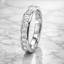 Princess Cut 1.01ct Diamond Half Hoop Eternity Ring