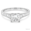 Princess Cut 0.70ct Diamond Engagement Ring with Diamond Shoulders