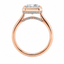 Lab Grown Radiant Cut 3.09ct Diamond Engagement Ring