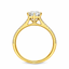 Round Brilliant Cut 0.70ct Diamond Engagement Ring with Diamond Shoulders