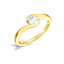 Round Brilliant Cut 0.57ct Diamond Solitaire Engagement Ring