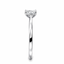 Emerald Cut 0.53ct Diamond Solitaire Engagement Ring