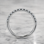 Round Brilliant Cut Diamond Microset Half Hoop Wedding Band 2.2mm