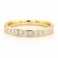 Princess Cut 0.75ct Diamond Half Hoop Eternity Ring