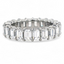 Emerald Cut 6.00ct Diamond Full Hoop Eternity Ring