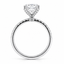 Lab Grown Radiant Cut 3.04ct Diamond Engagement Ring with Diamond Shoulders