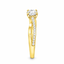 Round Brilliant Cut 0.70ct Diamond Engagement Ring with Diamond Shoulders