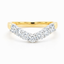 Round Brilliant Cut 0.56ct Diamond Wishbone 7 Stone Eternity Ring