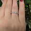 Round Brilliant Cut 0.65ct Diamond Grain Set 9 Stone Wedding Band