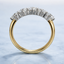 Round Brilliant Cut 1.54ct Diamond 5 Stone Half Hoop Eternity Ring